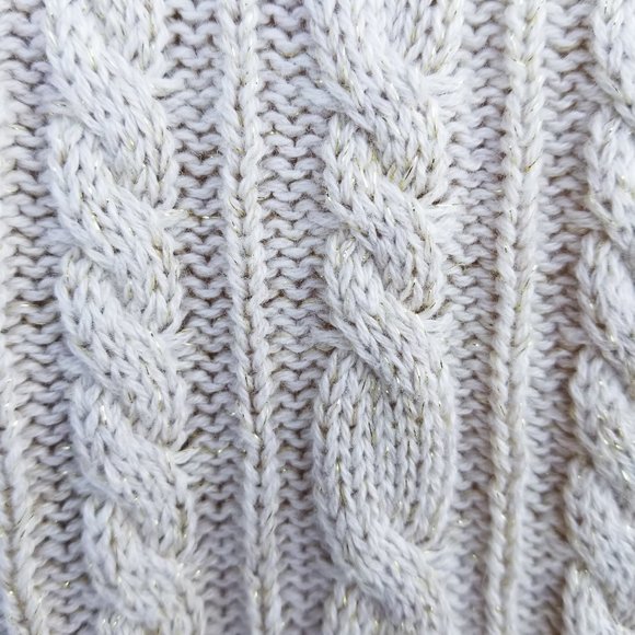 Warm knitted Beige sweater Autumn Winter Small - Picture 8 of 8